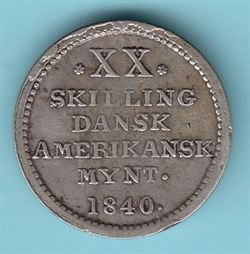 Dansk Vestindien 1840