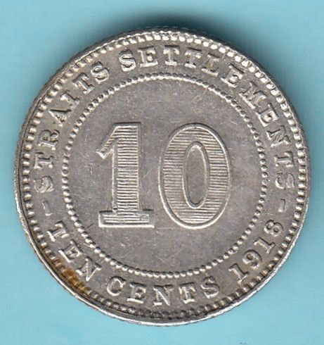 Straits Settlements 1919