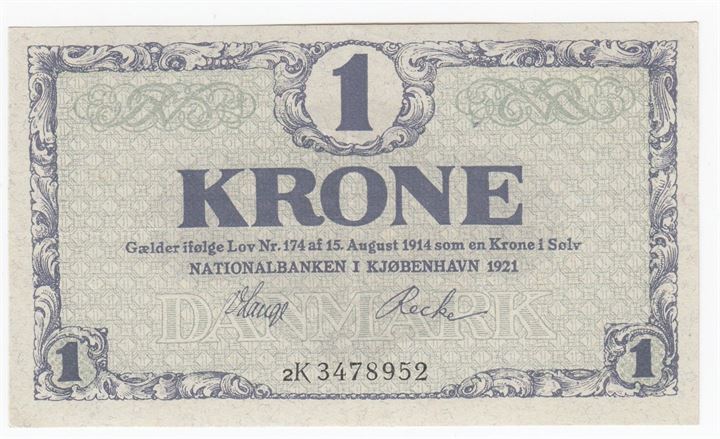 Danmark 1921 2K