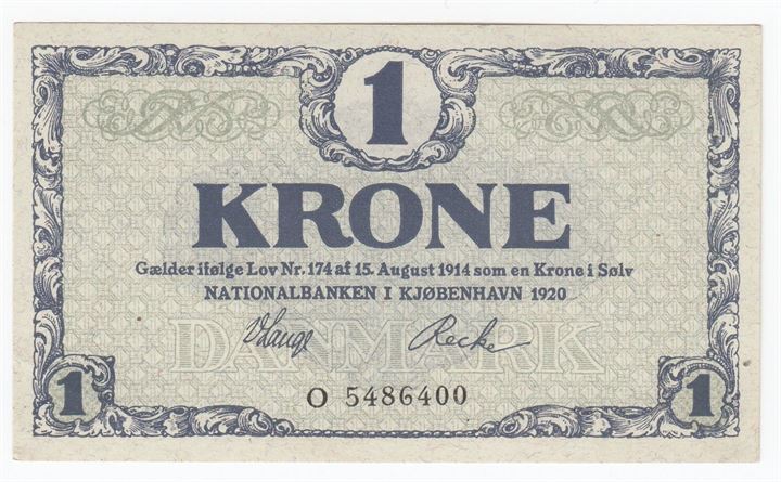 Danmark 1920 O