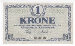 Danmark 1921 U