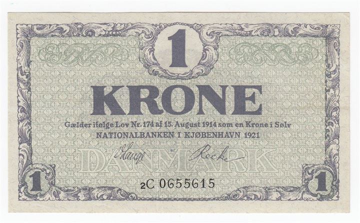 Danmark 1921 2C