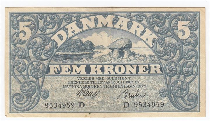 Danmark 1922 D