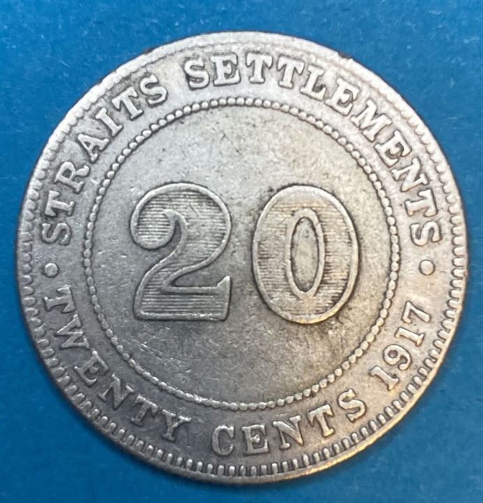 Straits Settlements 1917