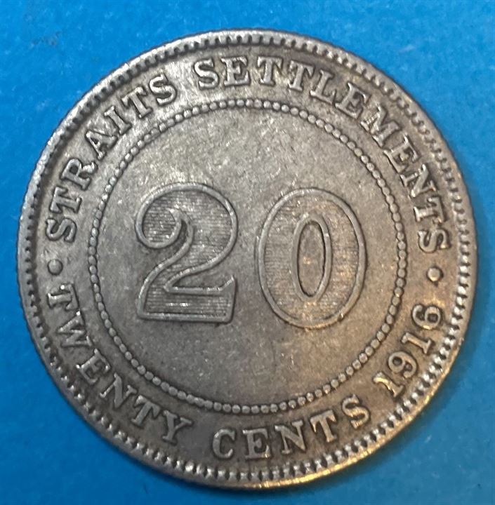 Straits Settlements 1916