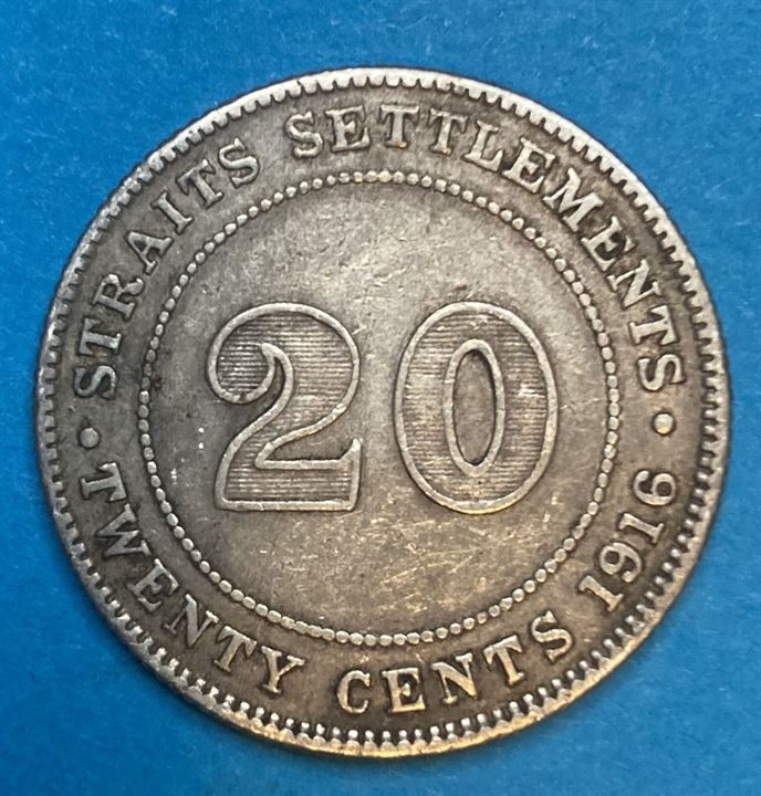 Straits Settlements 1916